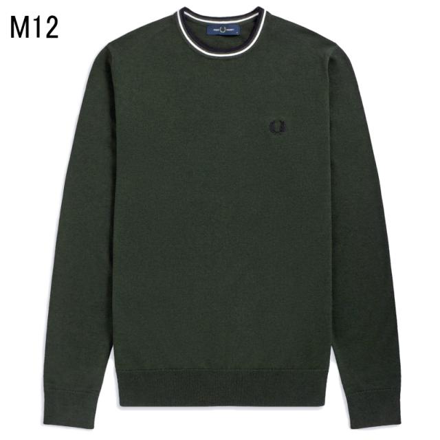 交換送料片道無料 フレッドペリー ウェア クラシック クルーネック